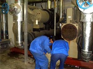 Cleaning and maintenance of heat exchanger